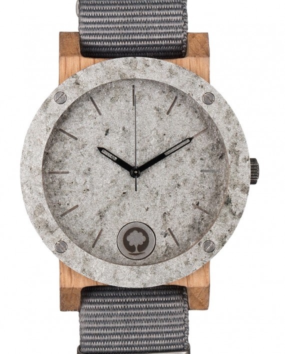 #stone #watch #wood