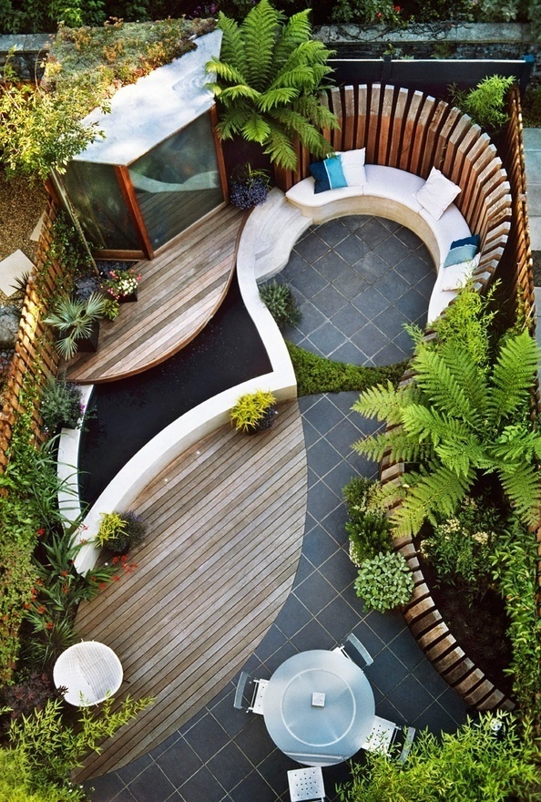 Contemporary garden design Ideas and Tips - www.homeworlddesign. com 2 #garden #design #modern