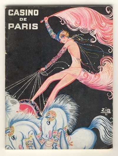coqueterías - baubauhaus: via upload.wikimedia.org #casino #vintage #poster