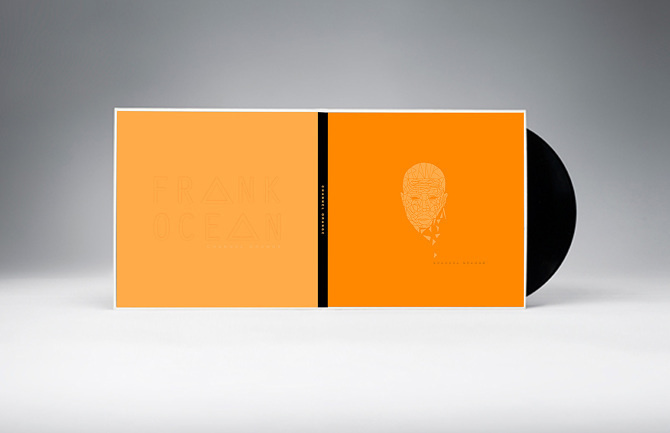 F R A N K O C E A N #ocean #album #orange #cover #vinyl #frank #channel