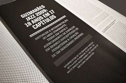 The Jazz 09 Journal on the Behance Network #atelier #print #design #martino #editorial #typography