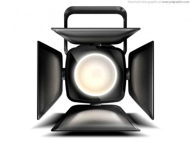 Stage spotlight icon (psd) Free Psd. See more inspiration related to Icon, Light, Icons, Stage, Spotlight, Psd, Stage lights, Horizontal and Objects on Freepik.