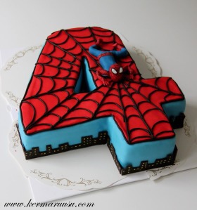 - spiderman cakes