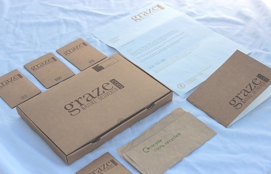 Graze on the Behance Network #jake #packaging #graze #box #brown #friendly #hinds #eco #snacks #logo