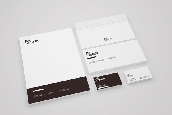 MB Joinery Stationery #business #branding #card #identity #stationery #letterhead