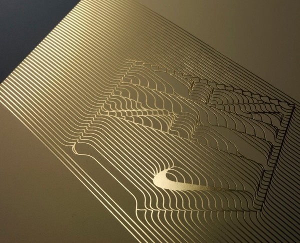 Nike_retailer_hospitality_4 #nike #print #letterpress #gold