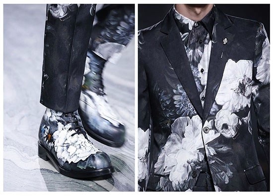 Alexander McQueen Hand Painted Floral Shoes #LCM #LCM201