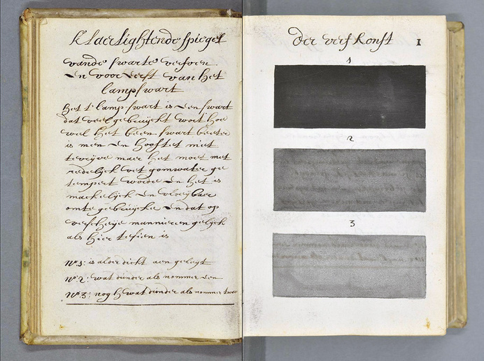 271 Years Before Pantone, an Artist Mixed and Described Every Color Imaginable in an 800 Page Book watercolor history color books #calligraphy #colours #book