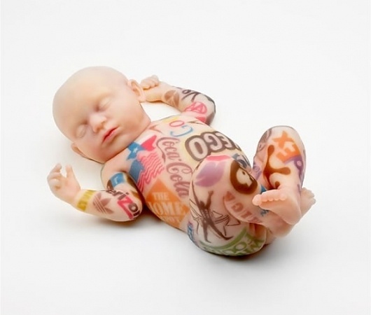 Tattoo Branded Babies | thaeger - blog this way #manipulations