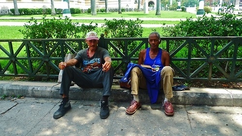 If you can spare a sec, please follow my photography page on FBook here https://www.facebook.com/DavidWalbyPhotography #old #wallb #cuba #men #man #havana