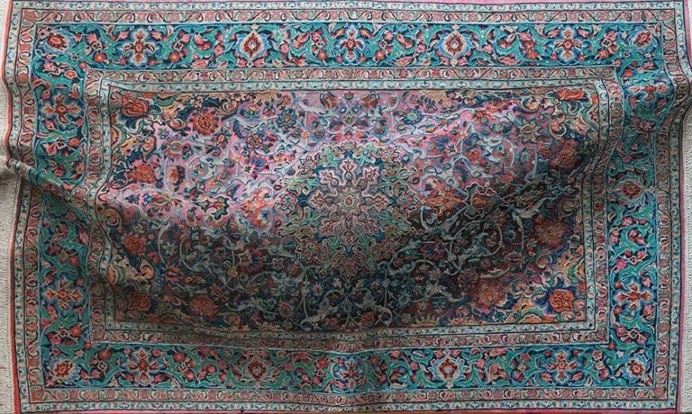 Under the Carpet: Photorealistic Oil Paintings of Rugs by Antonio Santin