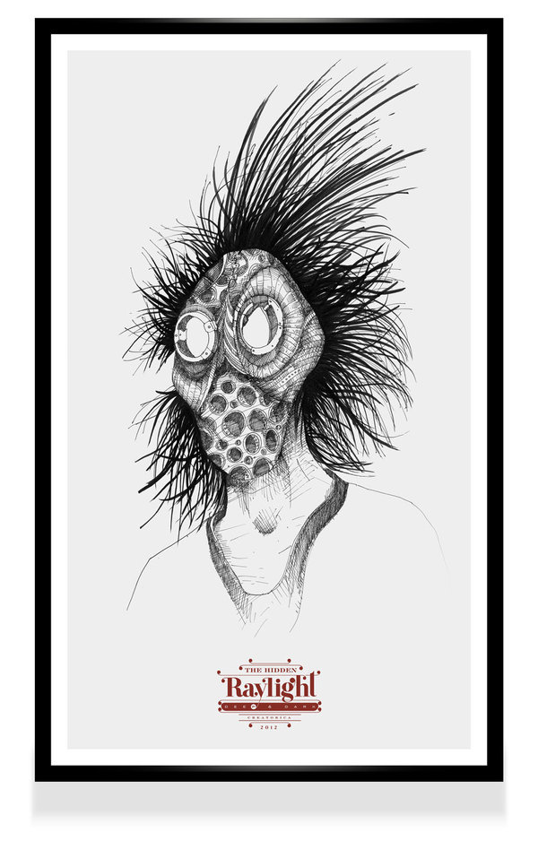 dark raylight #ink #illustration #traditional #poster #character