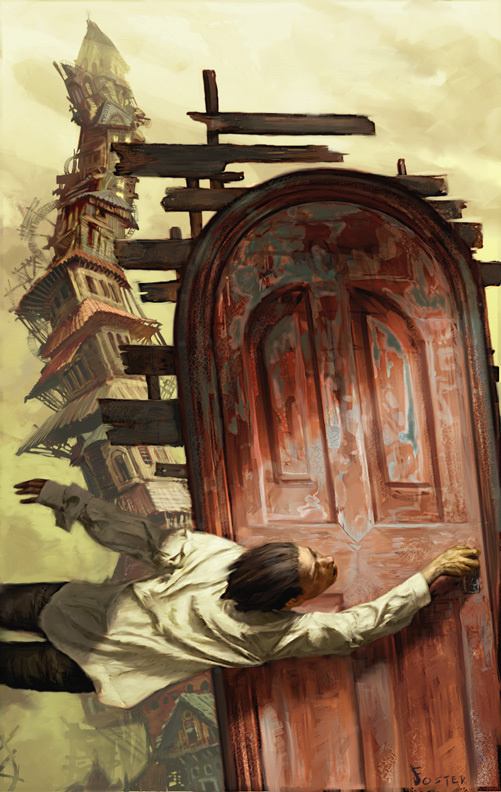 Art by Jon Foster #door #grip #digital #madness #illustration #art #painting