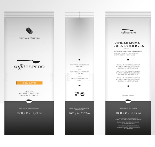Caffè Espero on Behance #caff #logotype #branding #packaging #corporate #brand #identity #coffee #pack