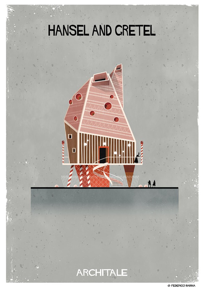 arquitectura onírica casa hansel y gretel