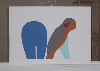Penny Klein #nose #cardboard #bottom #collage #animal #creature