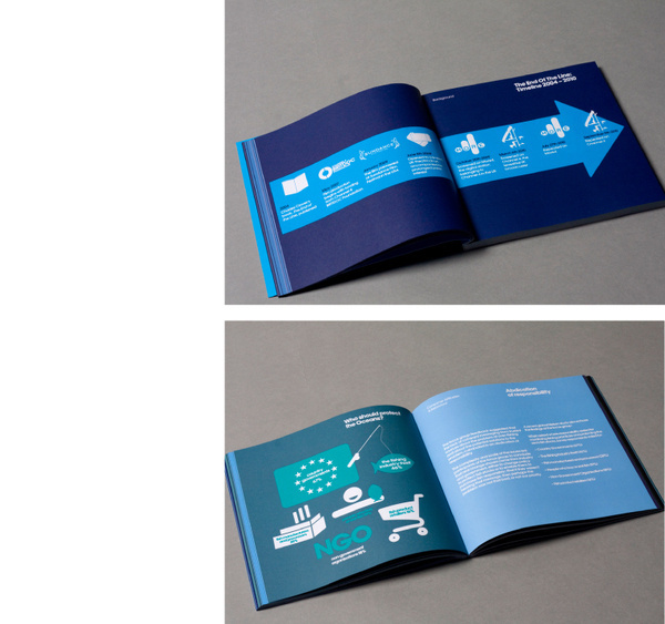 End of The Line #blue #booklet #magazine