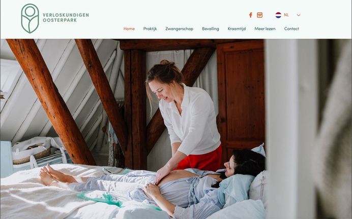 Brand identity for midwifes practice - Mindsparkle Mag Verloskundigen Oosterpark is a small-scale midwifes practice in Amsterdam. This identity, designed by Anouk Moller, shows their character: down-to-earth, friendly & involved, contemporary. #logo #packaging #identity #branding #design #color #photography #graphic #design #gallery #blog #project #mindsparkle #mag #beautiful #portfolio #designer