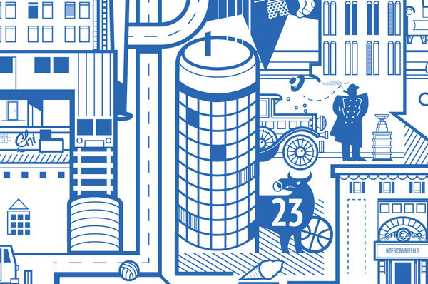 Everything Chicago karston smith #chicago #karston #city #illustration #collage