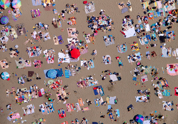 aerial beach gray malin designboom01 #beach