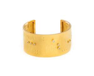 DESIGN-ARMREIF MIT BRILLANTBESATZ 'HILZ'