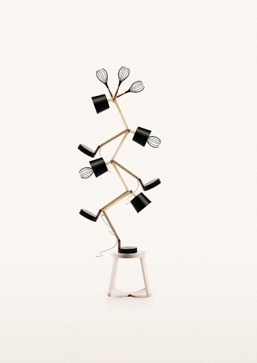 Editorial - La Nouvelle #interior #lamp #sofa #imbalance #design #stool #wood #furniture #typography