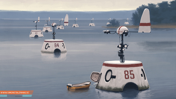 Simon Stålenhag Art Gallery #simon #painting #stlenhag #art