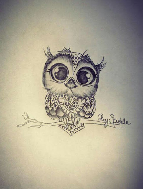 57Black Owl Tattoo  Wedandbeyond