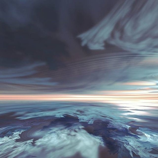 #fractal #landscape #digital #abstract #horizon #xuxoe #thegraphicsproject #fubiz #therodneyinvaders