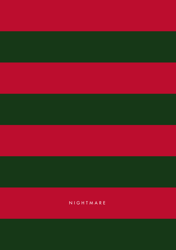 Movies & Outfits #nightmare #design #graphic #freddy #illustration #poster #film #movies #krueger