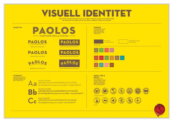 Italian packaging design for Paolo Robertos #italian #visual #identity