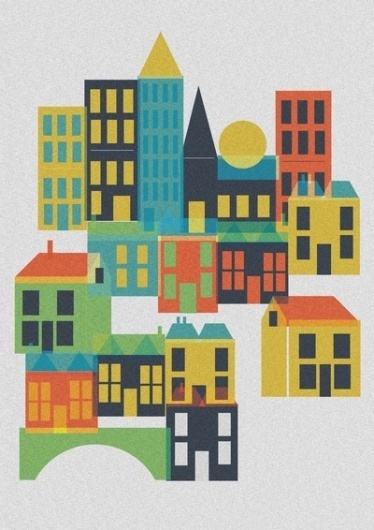 Toy Town Art Print by Alice Rebecca Potter | Society6 #print #nice #illustration #poster #art