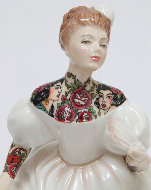 Jessica Harrison "Flash" @ LJ Gallery, Paris: 04.jpg #tattoo #ceramic #customised