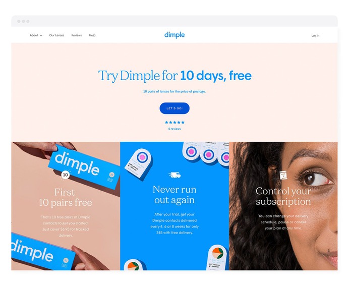 Dimple Brand Identity - Mindsparkle Mag Dari Israelstam, Founder & Creative Director of Universal Favourite created a user-centric brand identity for Dimple. #logo #packaging #identity #branding #design #color #photography #graphic #design #gallery #blog #project #mindsparkle #mag #beautiful #portfolio #designer