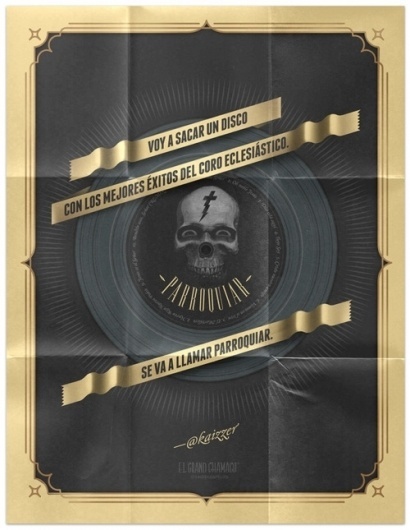 Zoooom In // Inspiration Extravaganza #skull #twitt #poster #typography