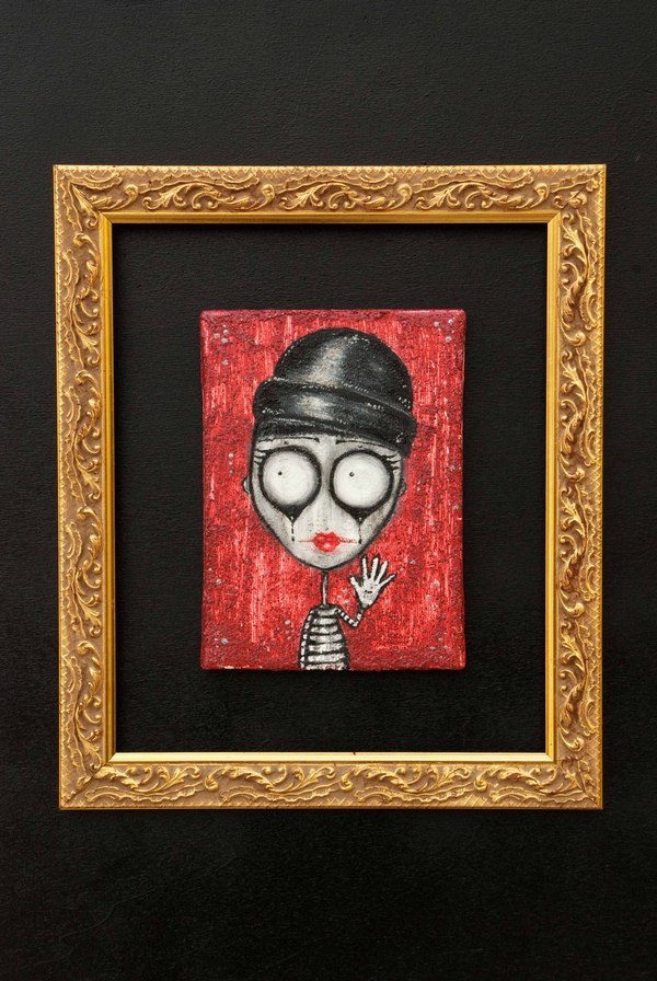 Circus on Behance #frame #red #circus #illustration #mime #art