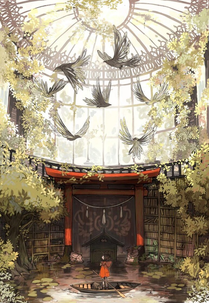 Experimental environment art by Shikaama