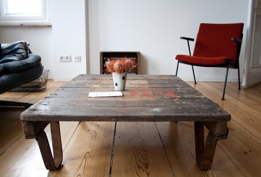 Pallet Table in novel interior #table