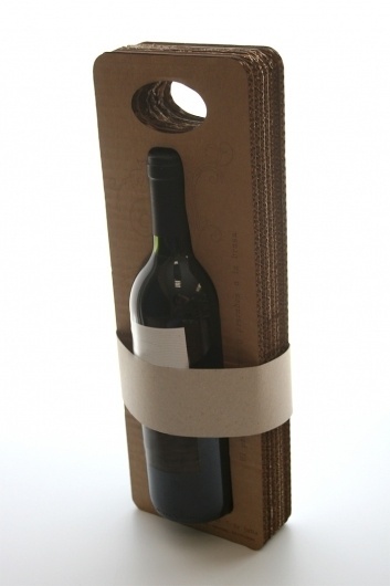 Packaging example #545: packaging | UQAM | Sylvain Allard #packaging #board #uqam #wine #fidel #lopez