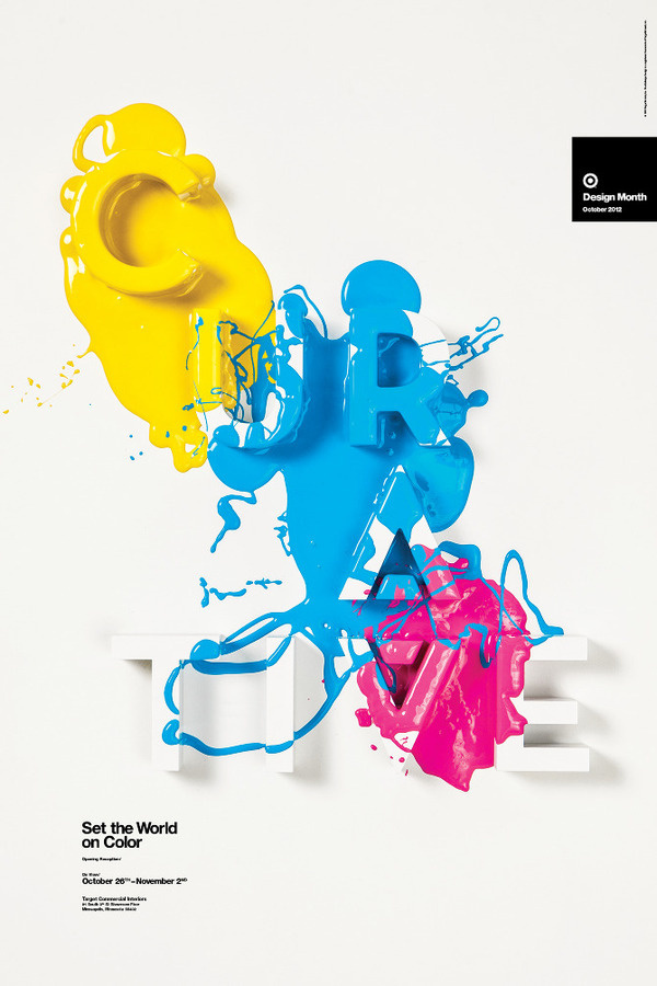Target Design Month Allan Peters #cmyk #target #poster
