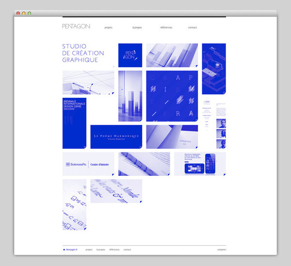 Pentagon #design #website #grid #layout #web