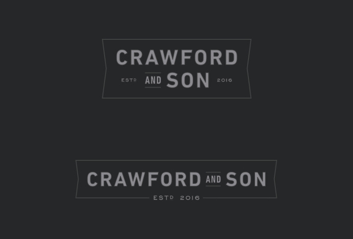 Crawford & Son Logo, Branding, Identity - Paul Tuorto