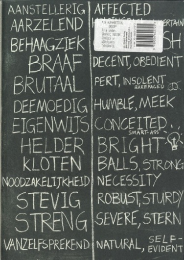 void() #typografie #werkplaats #book