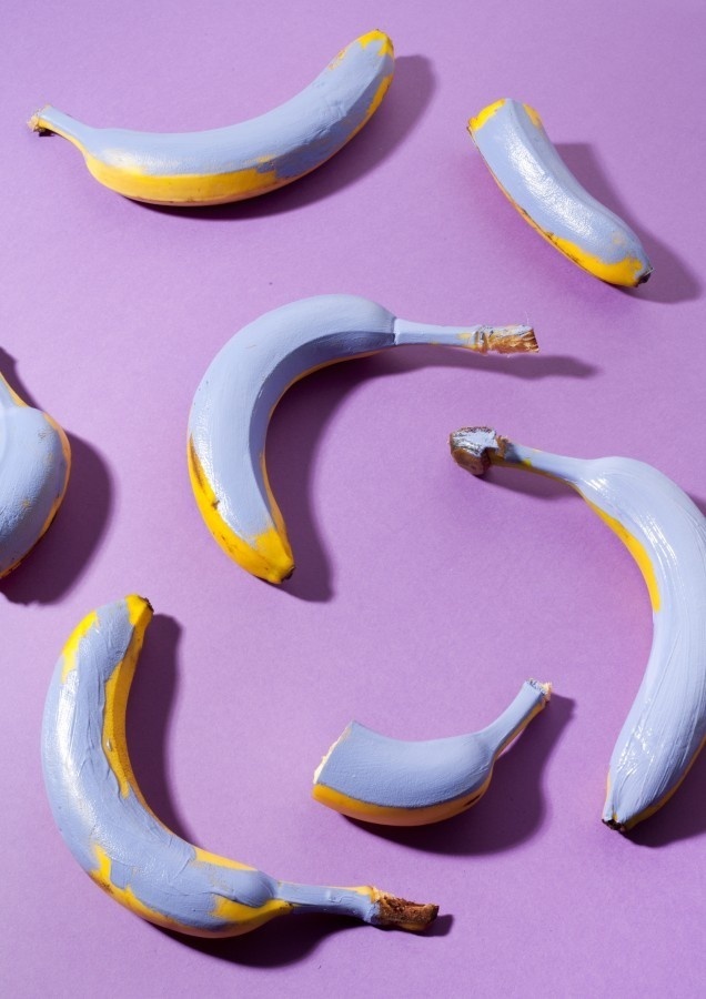 Compostition VIII by Lauren Hillebrandt #compostition #banana #fruit #purple