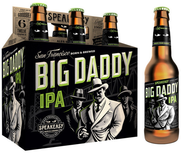 Packaging de la cervecerxc3xada Speakeasy por Emrich Co. #beer #branding