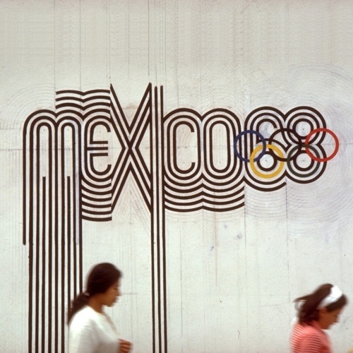 Mexico Games Logo from 1968 #68 #mexico #olympics #lettering