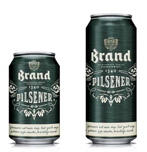 Brand Bier Cans #packaging #beer #can #label