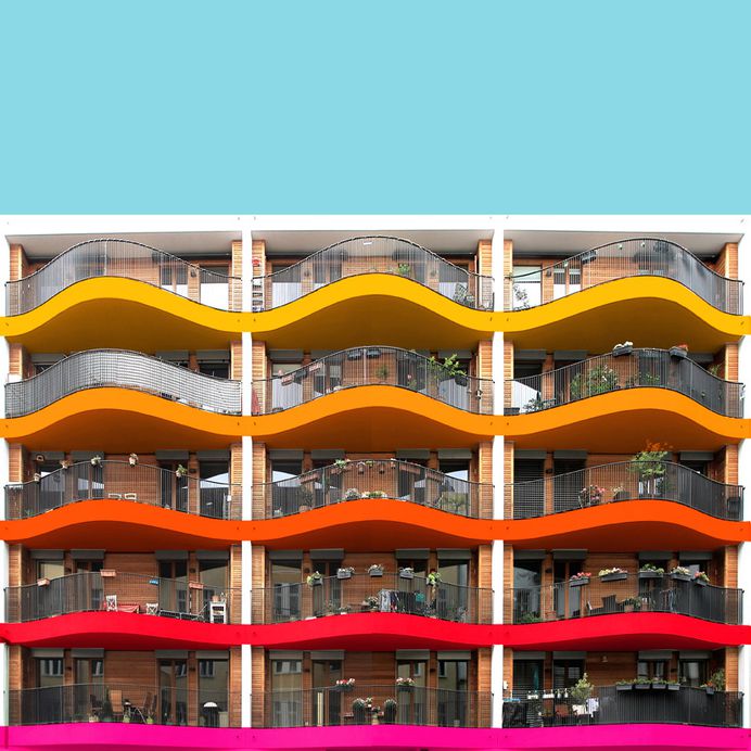 Full-color architecture by Paul Eis | Lancia TrendVisions