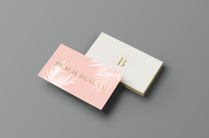branding, beach branding, gold foil, pink and blue, logo, design, graphic design, portfolio, mood board, business cards