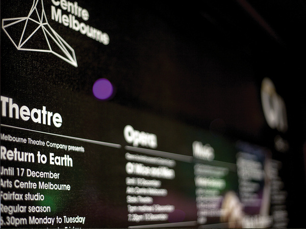 Arts Centre Melbourne #centre #branding #marque #arts #melbourne #performing #logo #brochure #typography